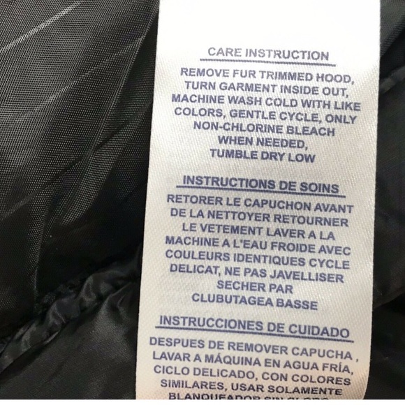 RACHEL ROY • Beautiful Black Hooded Puffer Coat with Faux Fur Trim - Picture 9 of 14